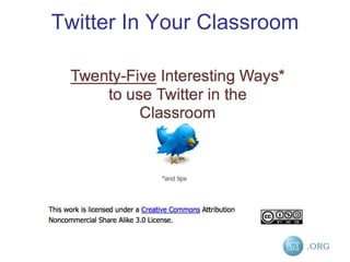 Twitter In Your Classroom 