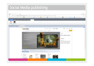 Social Media publishing
 