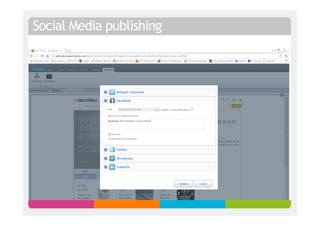 Social Media publishing
 