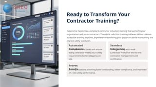 Remote Contractor Induction Online Induction Training Software for Contractor Safety | PPTX