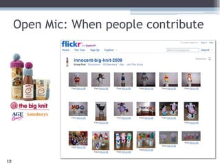 Open Mic: When people contribute12