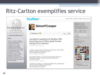 Ritz-Carlton exemplifies service26