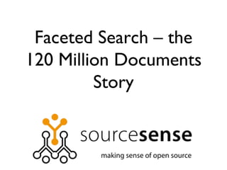 Faceted Search – the 120 Million Documents Story 