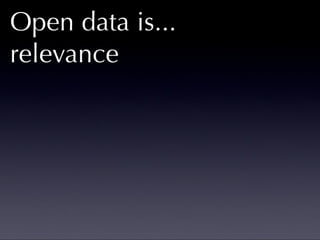 The good (and bad) news about open data