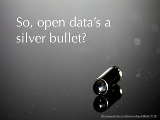 The good (and bad) news about open data