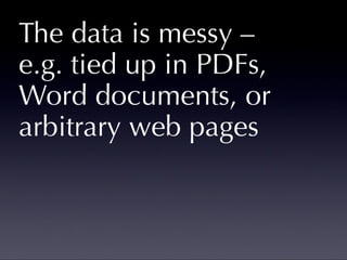 The good (and bad) news about open data