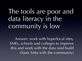 The good (and bad) news about open data