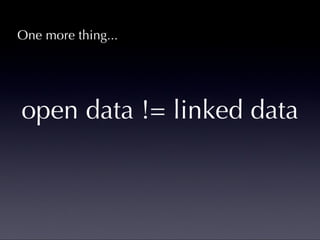 The good (and bad) news about open data