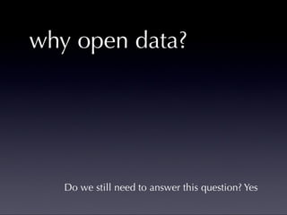 The good (and bad) news about open data