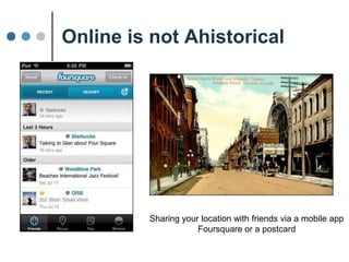Ethical Online Research
• Consent not needed to research “public forum”
• If you need to register for website, then get
informed consent from participants
• Be careful if considering deception or
working with children or medically infirm
 