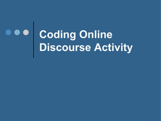 Technological
Determinism
Human
Agency
VS.
• Methods lead to different assumptions
So consider carefully…
• Establish a theoretical framework to situate your research
e.g., McLuhan’s media effects theory
Maslow’s uses and gratification theory
 