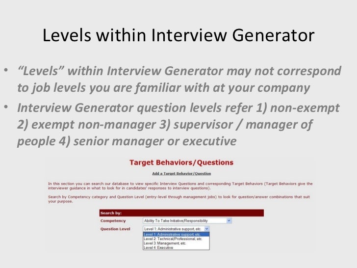director level interview questions