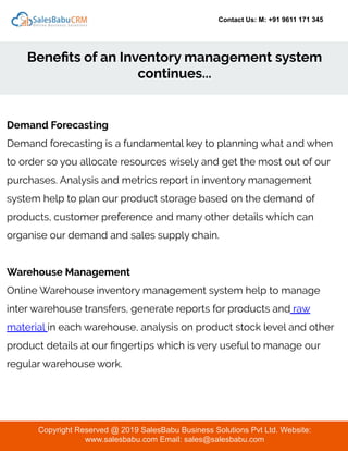 Online inventory management system | PDF