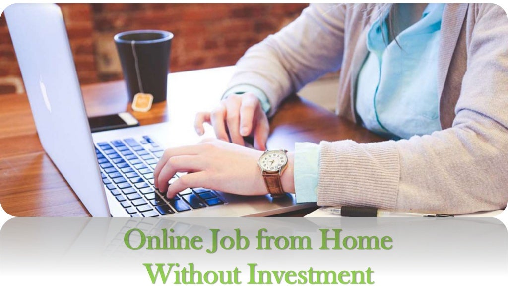 home based online jobs without registration fee
