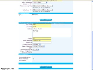 Applying for Jobs 