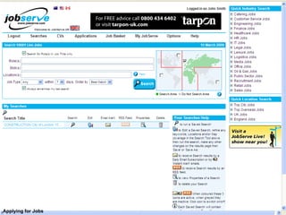 Applying for Jobs 