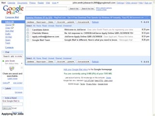 Applying for Jobs 