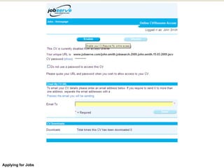 Applying for Jobs 