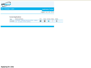 Applying for Jobs 