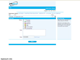 Applying for Jobs 