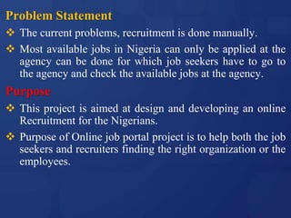 Online jobportal | PPT