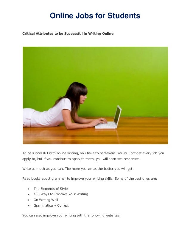 jobs for college students online