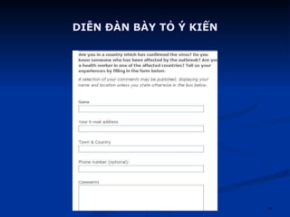 DIỄN ĐÀN BÀY TỎ Ý KIẾN 