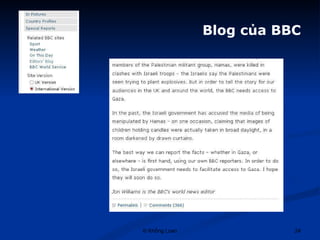 Blog của BBC 