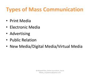 Traditional Media Vs Digital Media (Online Journalism) 