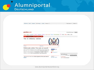 www.alumniportal-deutschland.org
                                   30
 