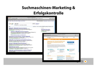 Suchmaschinen-Marketing &
     Erfolgskontrolle
 
