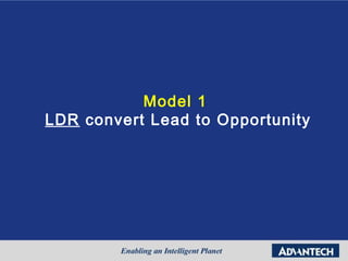 Model 1
LDR convert Lead to Opportunity
 
