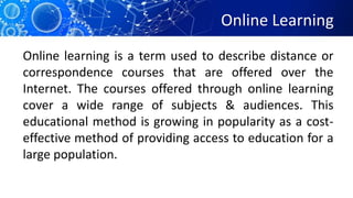 Online learning