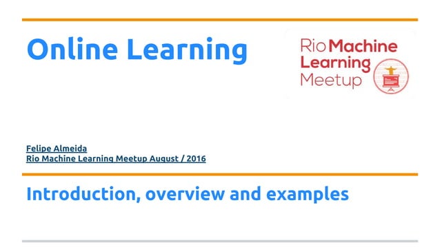 Online Machine Learning: introduction and examples | PDF