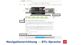 Navigationsrichtung → RTL-Sprache
 