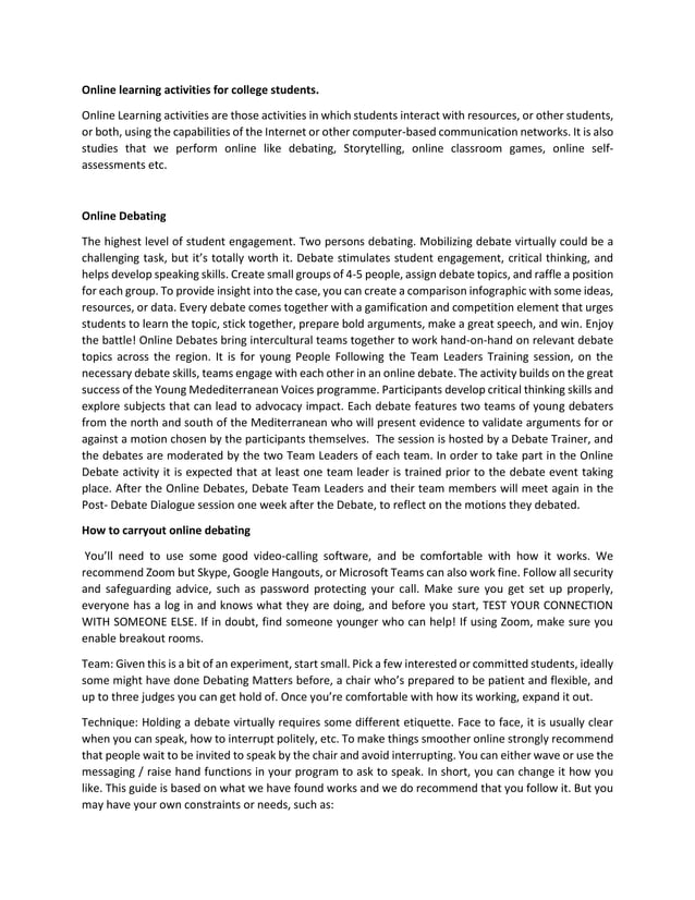 Online learning activities for college students..docx