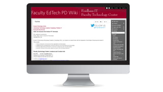 Online Learning:  Resources and Possibilities