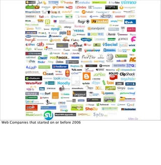 Web Companies that started on or before 2006
 