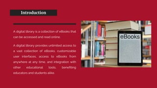 online library college semester project.pptx