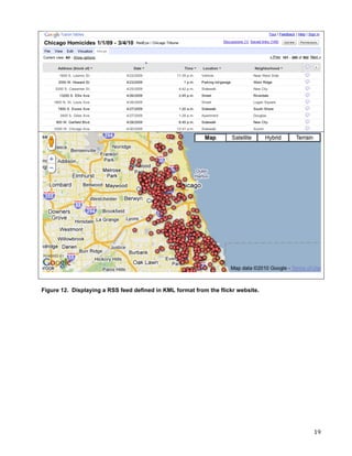  




Figure 12. Displaying a RSS feed defined in KML format from the flickr website.




	
                                                                                19	
  
 