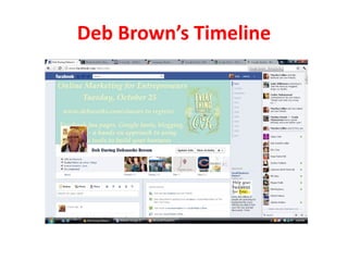 Deb Brown’s Timeline 