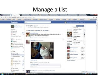 Manage a List 
