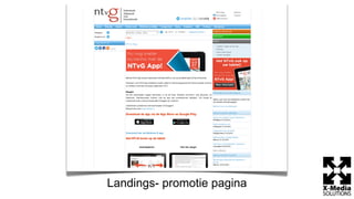 Landings- promotie pagina
 