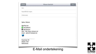 E-Mail ondertekening
 