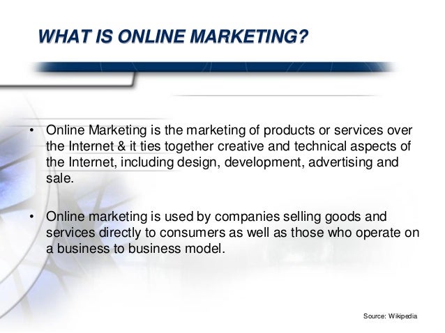 marketing online wiki