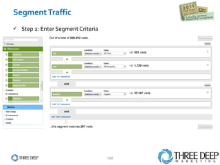Segment Traffic Step 2: Enter Segment Criteria 