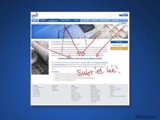 Online marketing bij AFAS