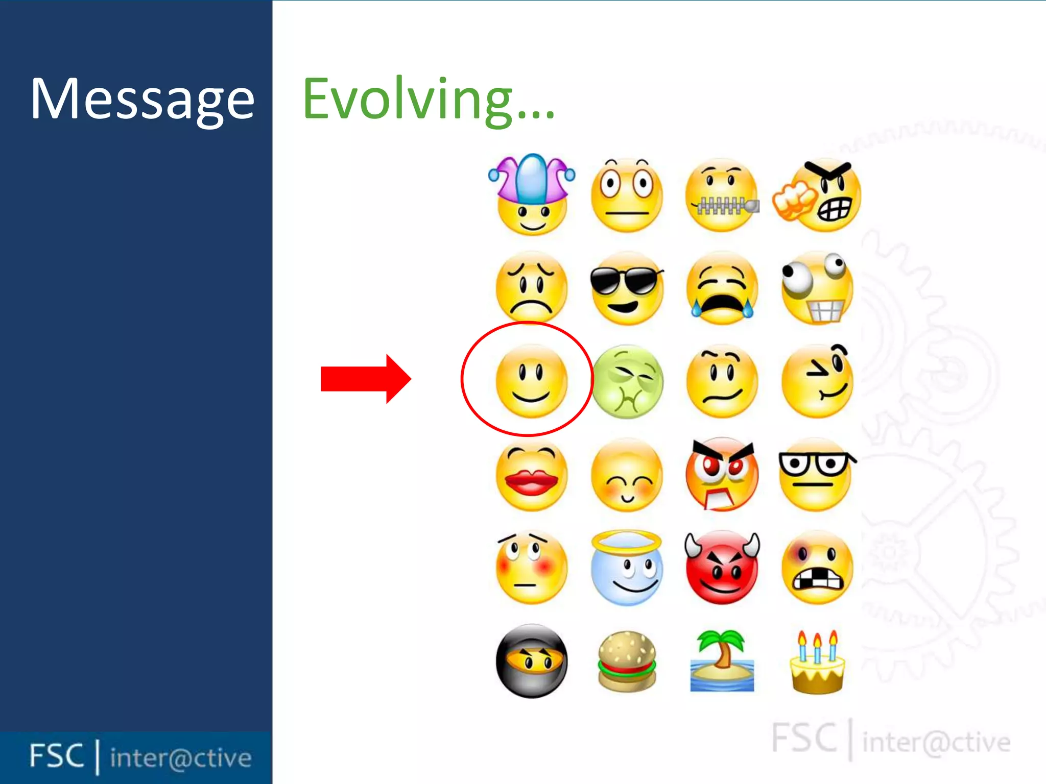 Message   Evolving…