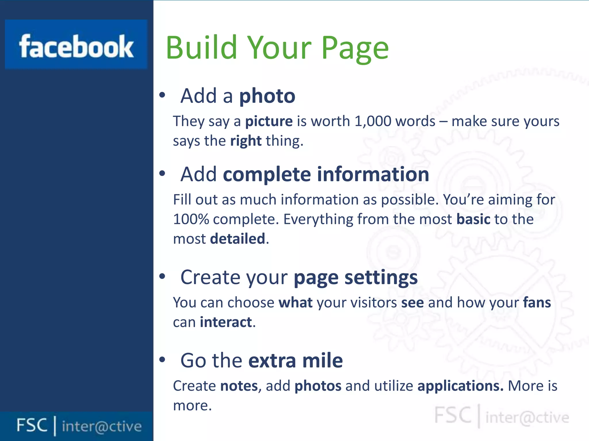 Facebook  Profile or Page?