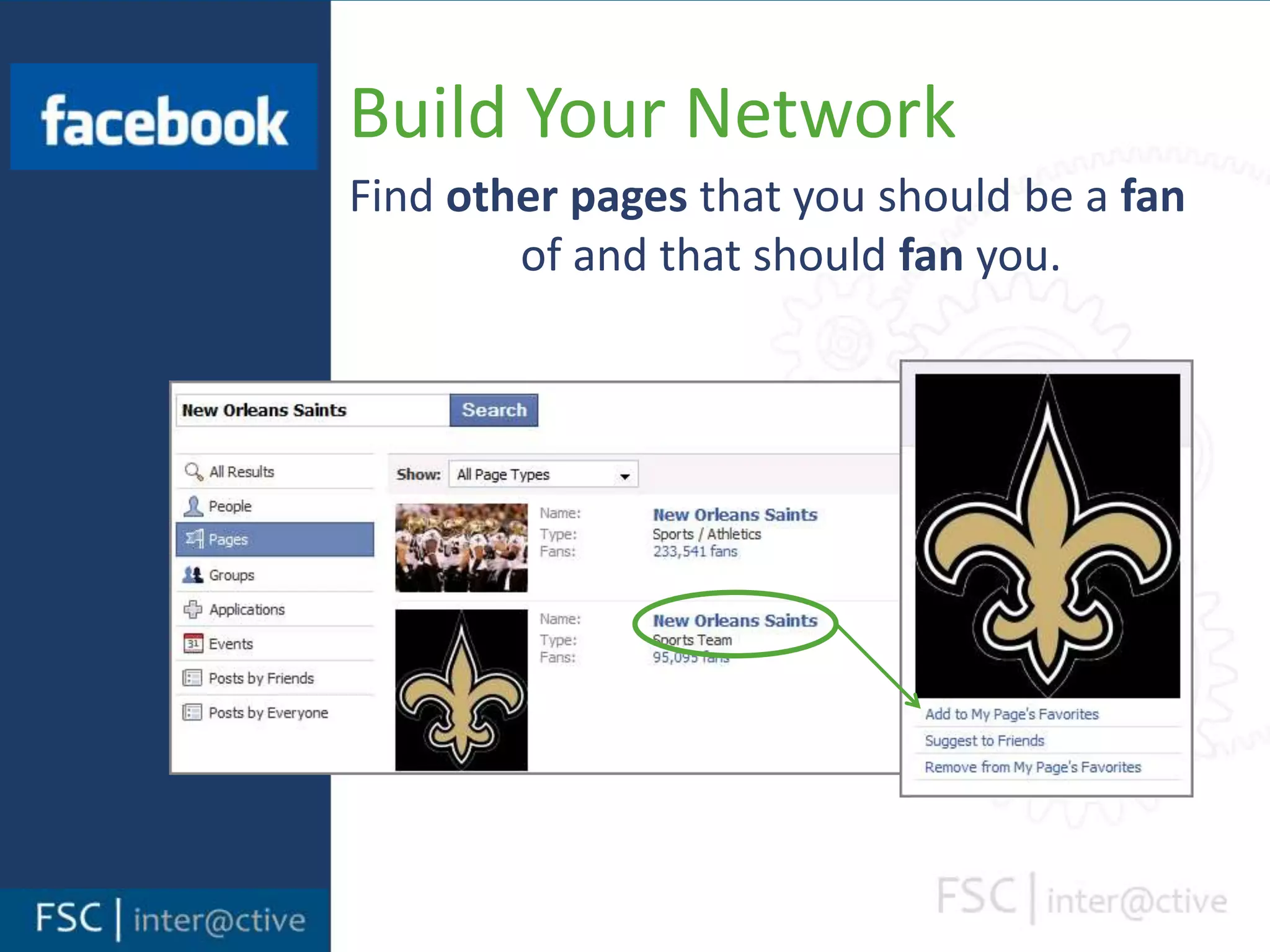 Build Your PageSign up for a page Choose your type, title and fill out contact information